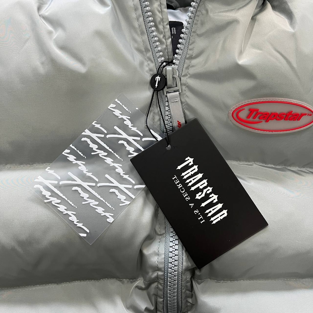 Silver Puffer Jacket for Men